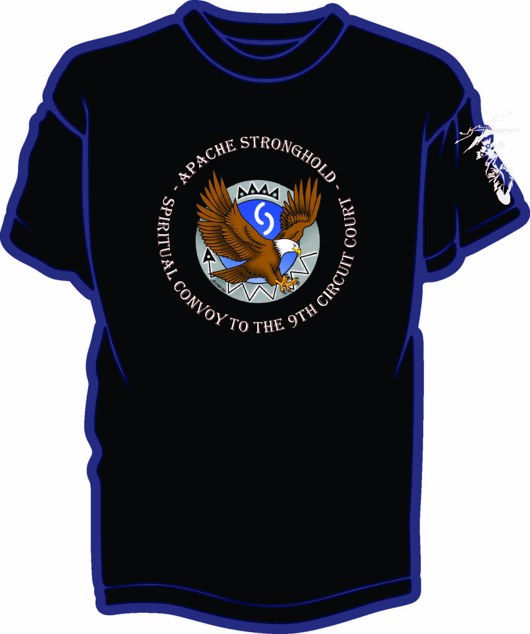 Black shirts with colored image for Apache Convoy