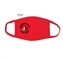 Red Mask with indigenous people's day logo