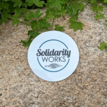 solidarity works union sticker