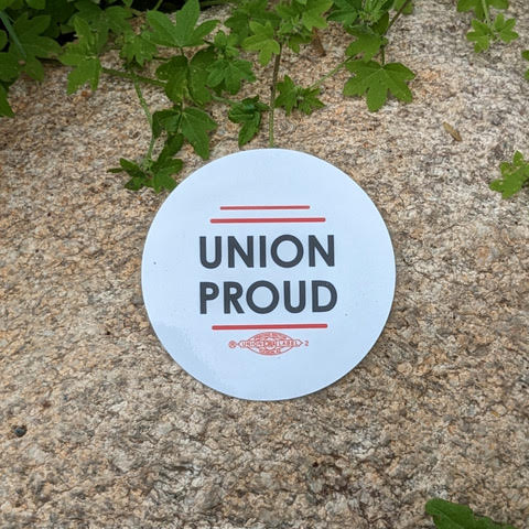 union proud sticker