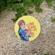 we can do it yellow sticker