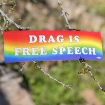 Drag is free speech