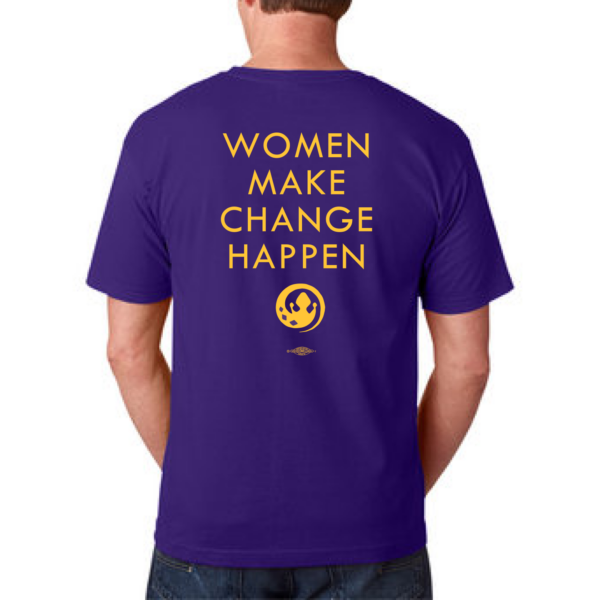women make change happen arizona list shirt back